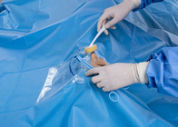 सीई के साथ गैर बुना हुआ डिस्पोजेबल कपड़ा बाँझ सर्जिकल चीरा आई ड्रेप