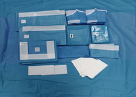 हिप प्रक्रिया पैक एसएमएस फैब्रिक स्टेरिल ग्रीन सर्जिकल पैक आवश्यक फाड़ना रोगी डिस्पोजेबल सर्जिकल पैक