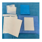 व्यक्तिगत कार्टन बॉक्स डिस्पोजेबल सर्जिकल पैक नीले/हरे/सफेद रंग में गैर बुना हुआ