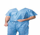 नेवी ब्लू सर्जिकल स्क्रब सूट, हॉस्पिटल नर्स स्क्रब सूट यूनिफॉर्म शॉर्ट स्लीव
