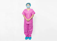 मेडिकल 42 जी ब्लू एसएमएस नॉनवॉवन डिस्पोजेबल स्क्रब सूट