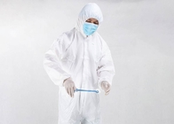 डिस्पोजेबल प्रोटेक्टिव मेडिकल स्क्रब सूट पूरे शरीर के कपड़ों को कवर करता है