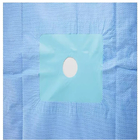 डिस्पोजेबल सर्जिकल एंजियोग्राफी ड्रेप ईओएस बाँझ रंग नीला अनुकूलित आकार