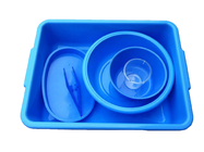 PP नीला सर्जिकल बेसिन बाउल मेडिकल डिस्पोजेबल प्लास्टिक गाइड वायर बाउल 250ml
