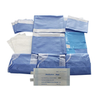 व्यक्तिगत पैकेज स्टाइल एक बार इस्तेमाल करने योग्य सर्जिकल पर्दे सांस लेने योग्य नीला पैकेज