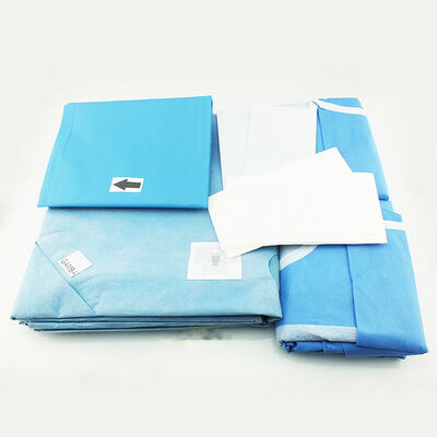 अस्पताल प्रक्रियाओं के लिए उच्च अवशोषण सामग्री, अल्ट्रासोनिक सीम और लेटेक्स-मुक्त के साथ OEM डिस्पोजेबल सर्जिकल पैक