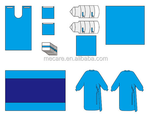 अस्पताल उपयोग के लिए उच्च अवशोषण सामग्री और 3 साल की शेल्फ लाइफ वाले लेटेक्स मुक्त डिस्पोजेबल सर्जिकल पैक